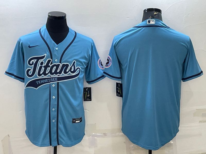 Men Tennessee Titans Blank Blue 2022 Nike Co branded NFL Jersey->pittsburgh steelers->NFL Jersey